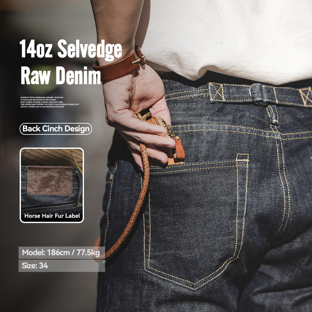 Levis Jeans 501 - Maden Heren 14oz Raw Selvedge Denim