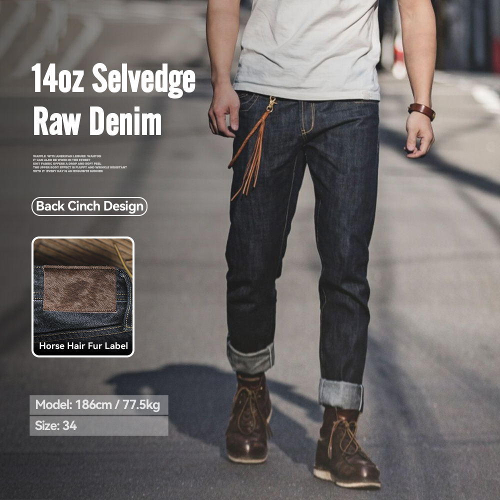 Levis Jeans 501 - Maden Vintage Raw Denim Jeans voor