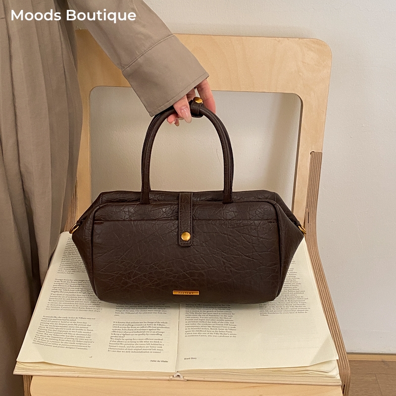 Luxury Bags Vegan Leather - MOODS Vintage tassen met handvat voor