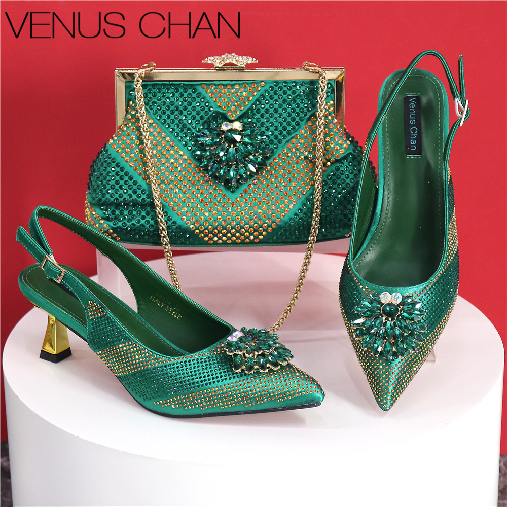 Luxury Bags Green - 2025 Italiaans design strass luxe groene