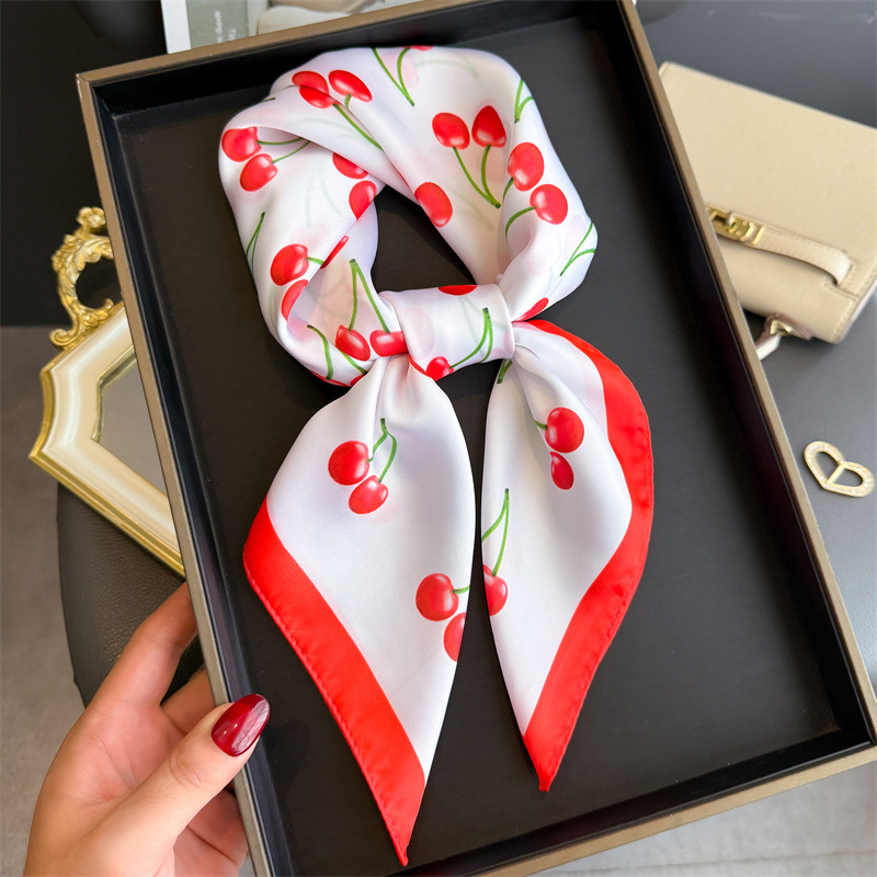 Luxury Bags Cute - Luxe Vierkante Satijnen Sjaal Vrouwen Schattig