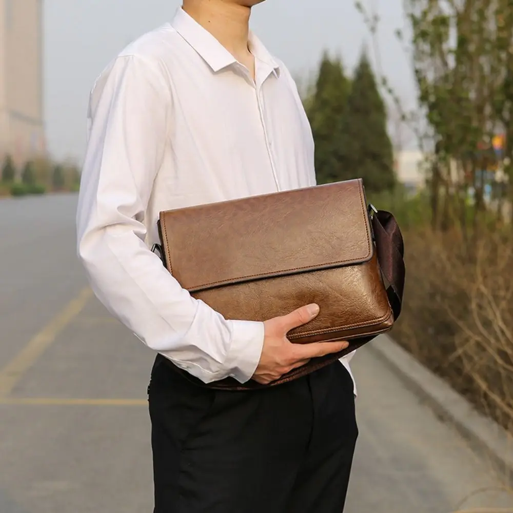 Luxe PU lederen crossbodytas M - Luxury Bags For Men recensie en prijs