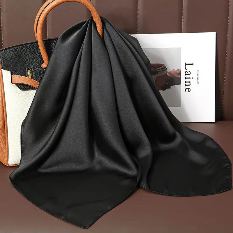 Luxe Effen Kleur Zijden Vierka - Luxury Bags Office recensie en prijs