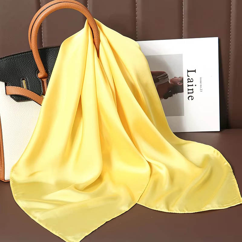 Luxe Effen Kleur Zijden Vierka - Luxury Bags Office recensie en prijs