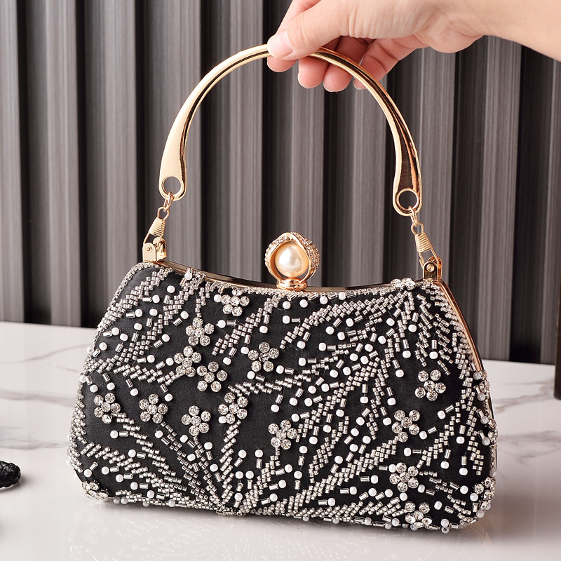 Zwarte handtas met kralen Vint - Luxury Bags China Wholesale recensie en prijs