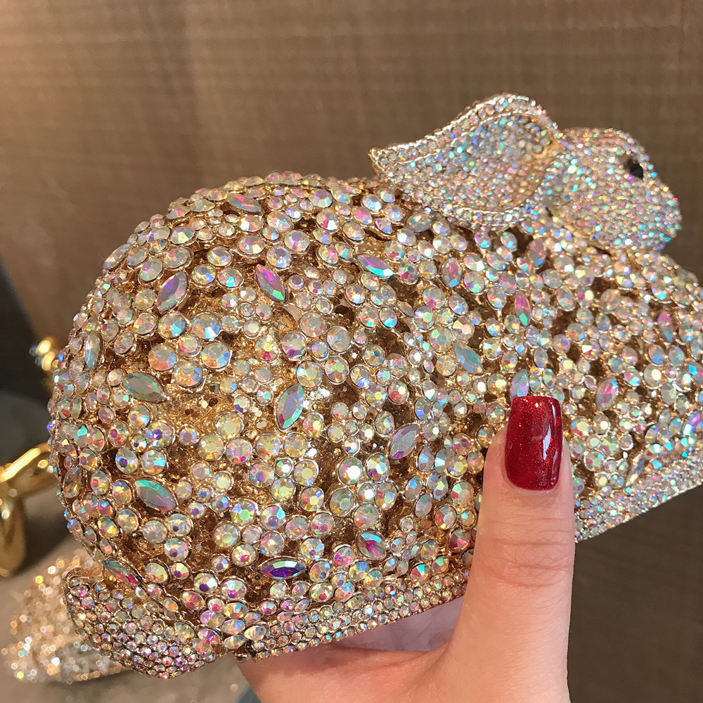 Luxe schattig konijn metalen d - Luxury Bags Cute recensie en prijs