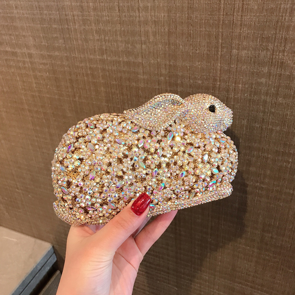 Luxe schattig konijn metalen d - Luxury Bags Cute recensie en prijs