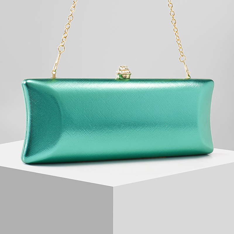 Klassieke lange doos avondtasj - Luxury Bags Green recensie en prijs