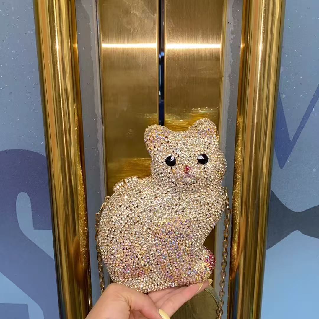 Gouden schattige kattenvormige - Luxury Bags Cute recensie en prijs