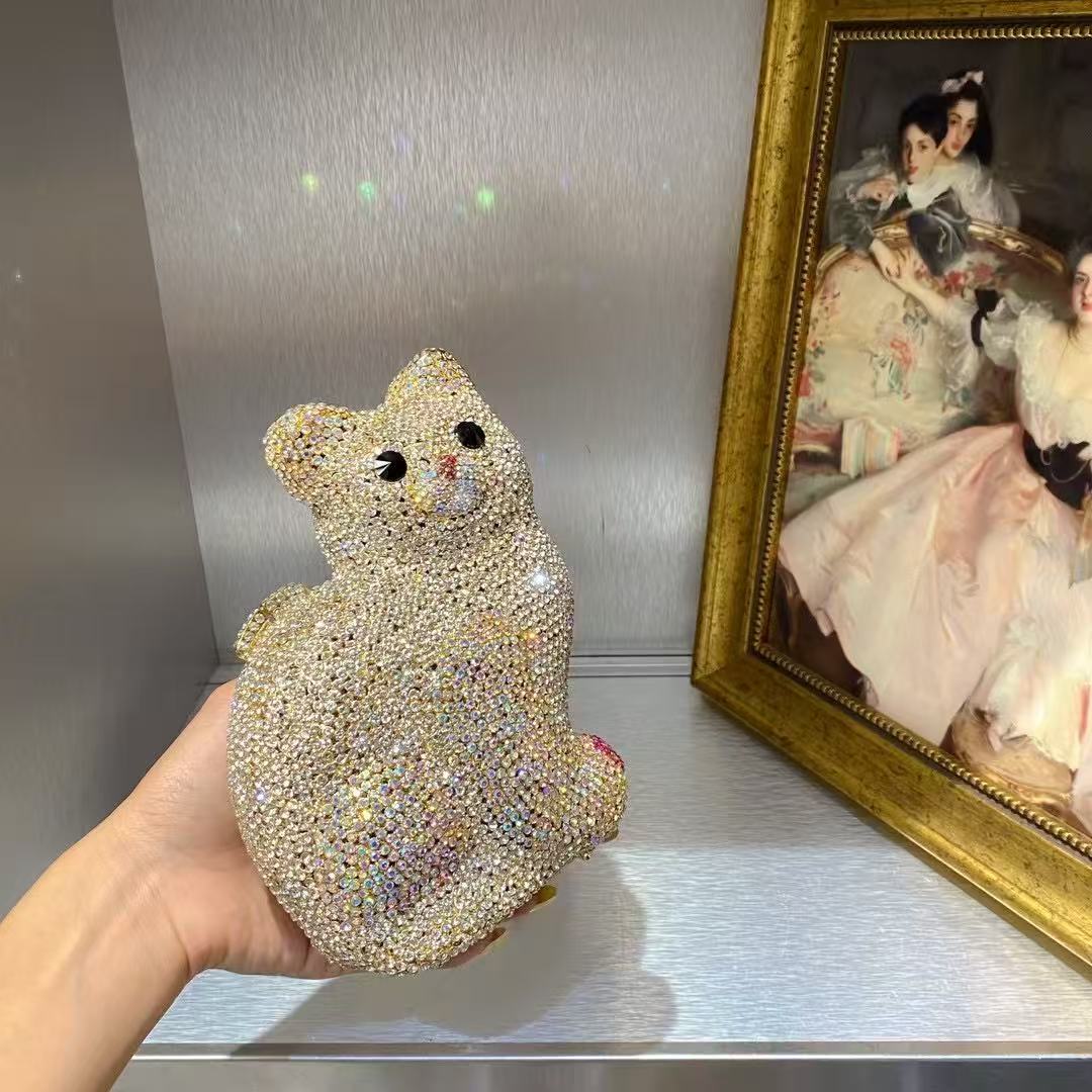 Gouden schattige kattenvormige - Luxury Bags Cute recensie en prijs